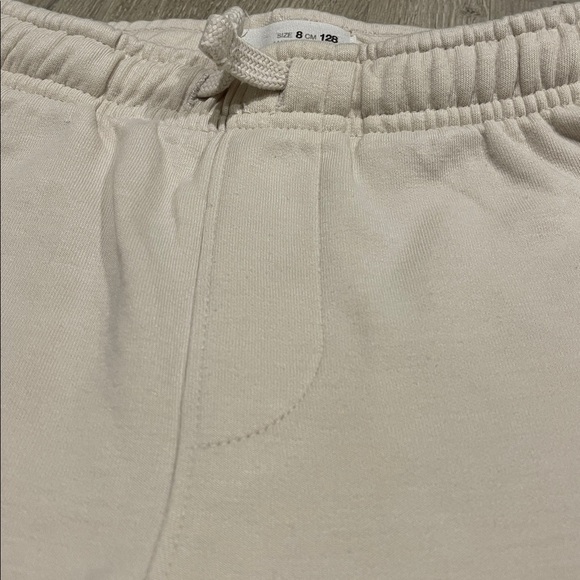 Zara Kids Boys Ecru-White Athletic Shorts Size 8 128cm - Picture 6 of 6